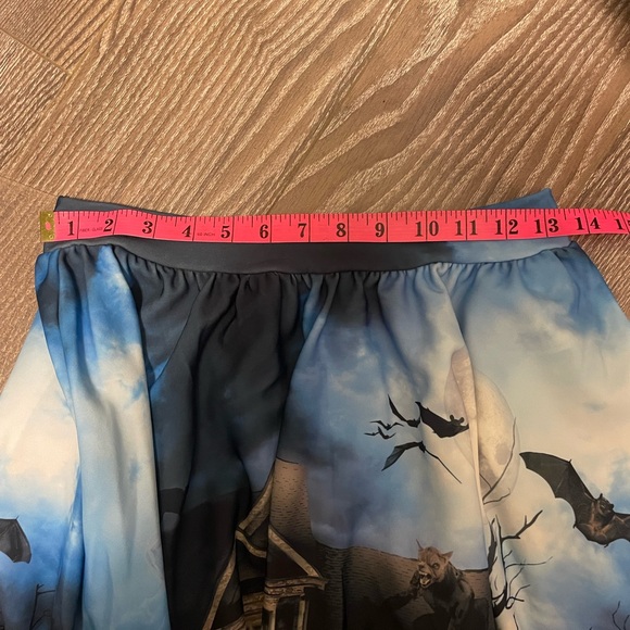 BlackMilk Hide and Freak Haunted House Skirt Fleece Lined Halloween - Picture 11 of 12